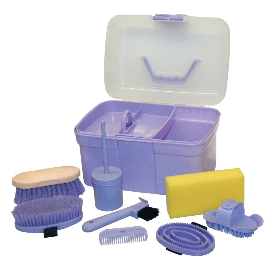 Kerbl Grooming Box 8-piece filled