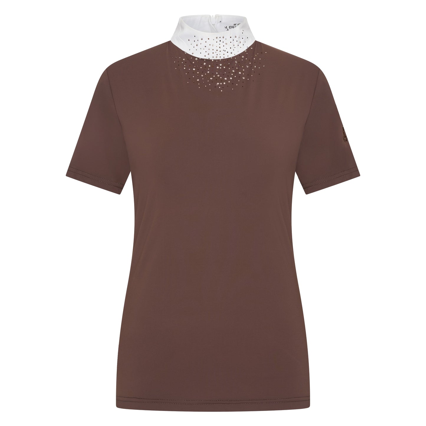 Imperial Riding Competition shirt IRHShines - Chocolate