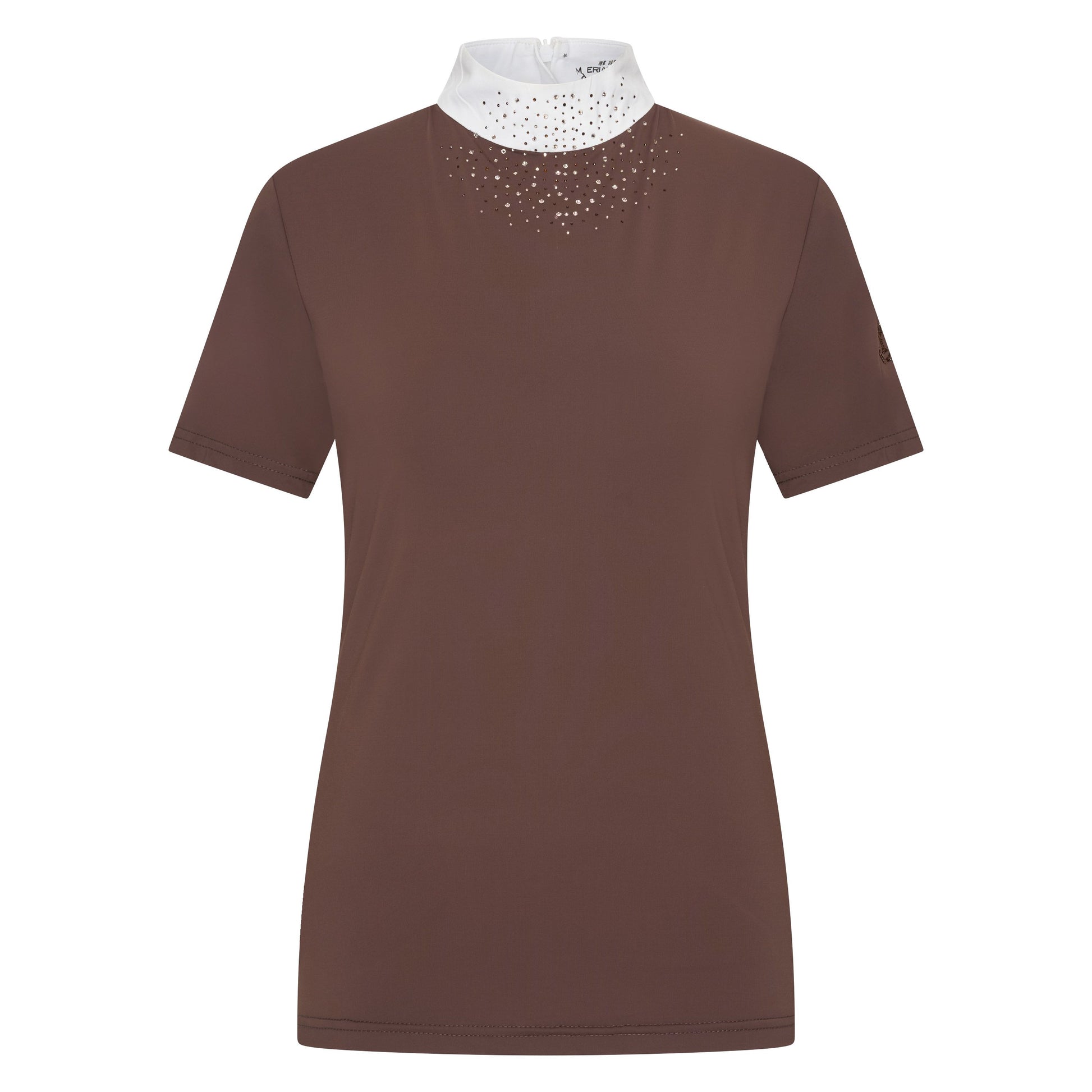 Imperial Riding Competition shirt IRHShines - Chocolate