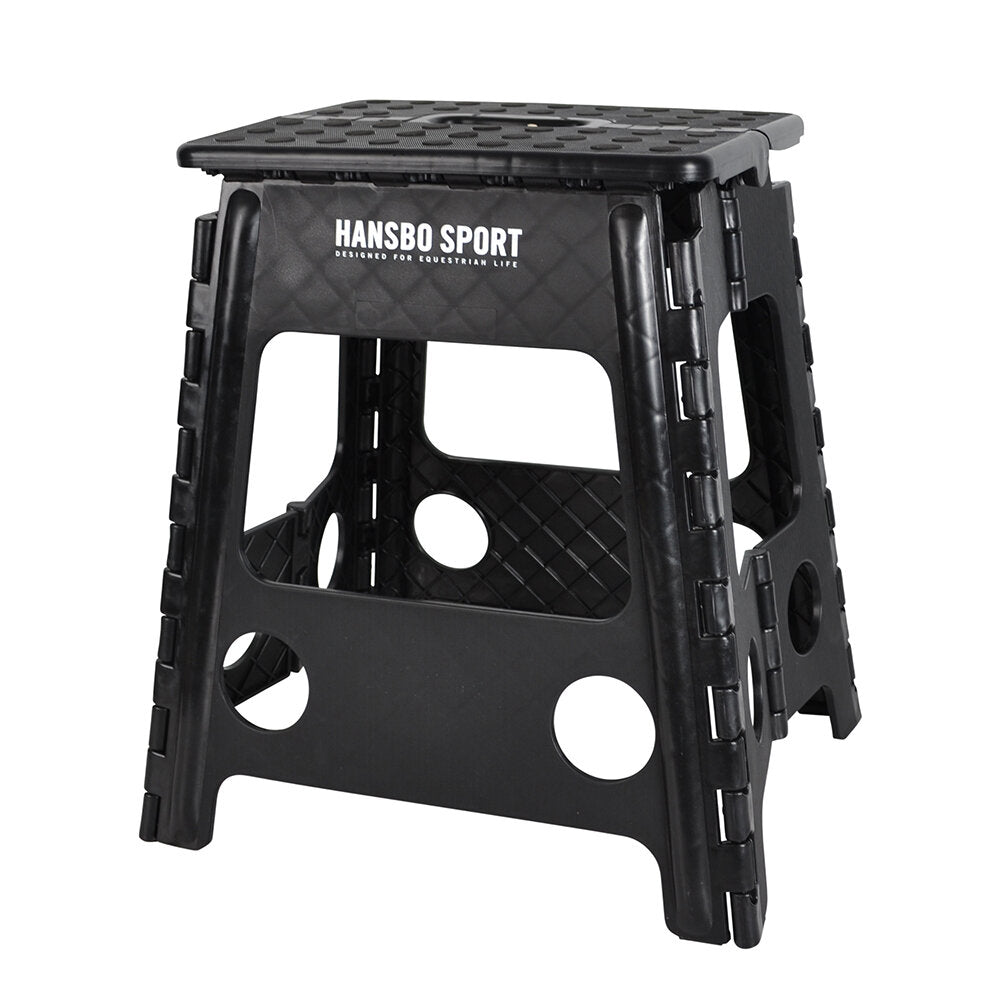 Hansbo Sport Svart Ihopfällbar Stallpall