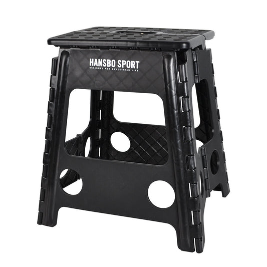 Hansbo Sport Svart Ihopfällbar Stallpall