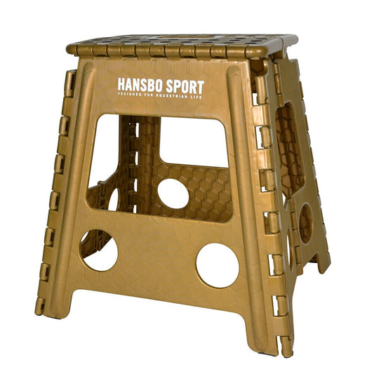 Hansbo Sport Stallpall Ihopfällbar Guld