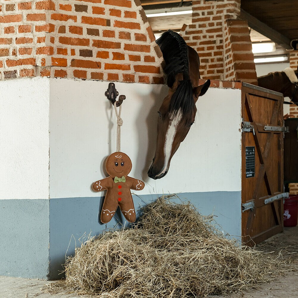 Hästleksak Pepparkaksgubbe i Mocka