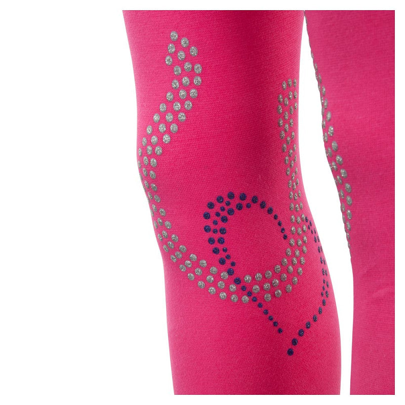 BR Premiere Riding Breeches Poppy Children Silicone Knee Patches