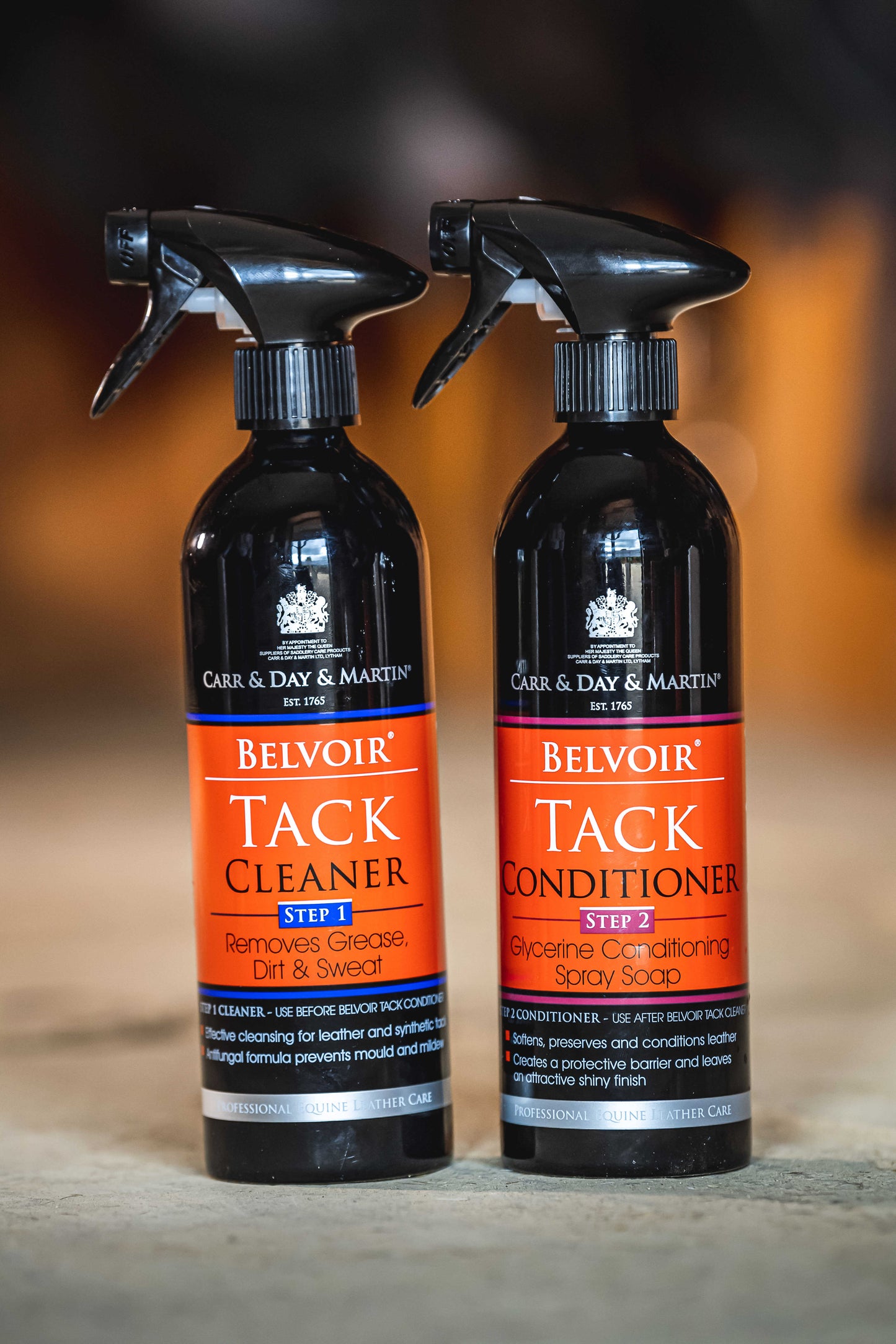 Carr & Day & Martin Belvoir Leather Duo Step 1 & 2 - Presentförpackning