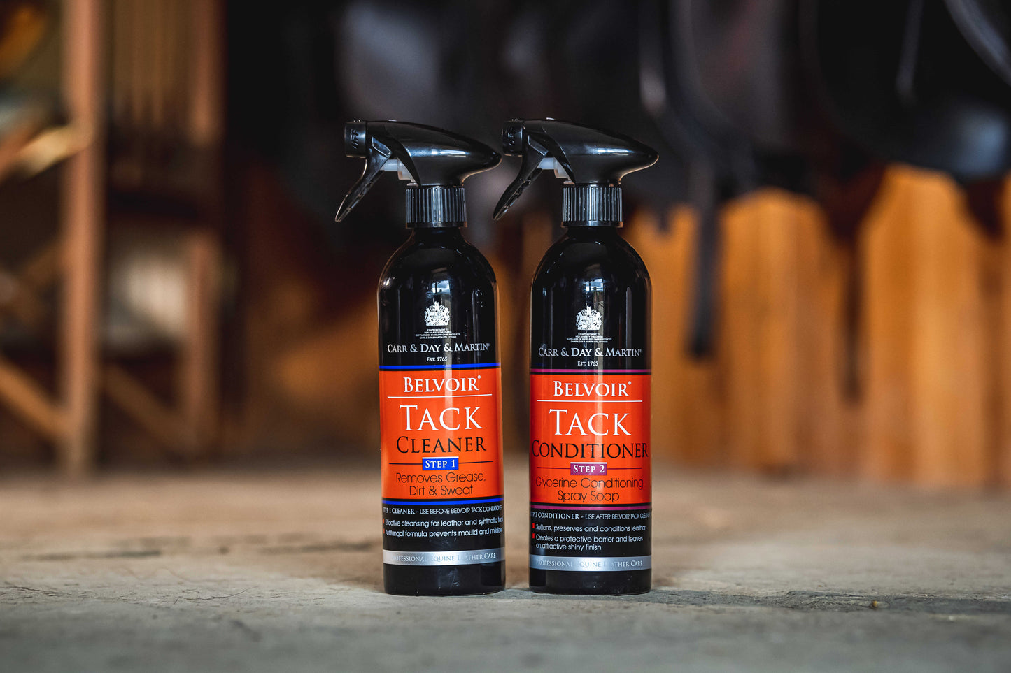 Carr & Day & Martin Belvoir Leather Duo Step 1 & 2 - Presentförpackning