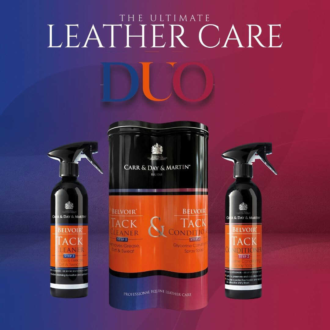 Carr & Day & Martin Belvoir Leather Duo Step 1 & 2 - Presentförpackning
