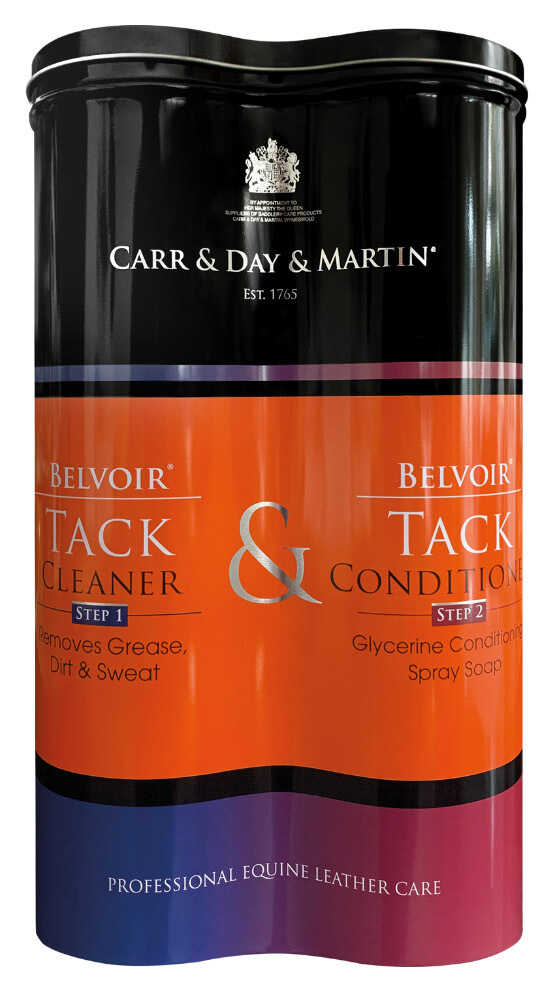 Carr & Day & Martin Belvoir Leather Duo Step 1 & 2 - Presentförpackning
