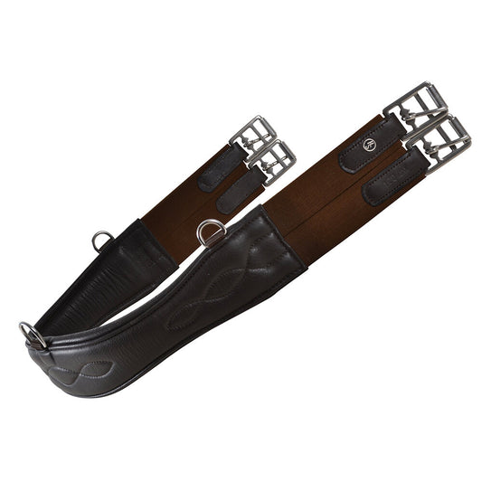 Hansbo Sadelgjord Anatomisk i läder Brun