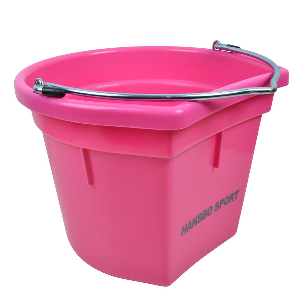 Hink med flat sida 20L Rosa