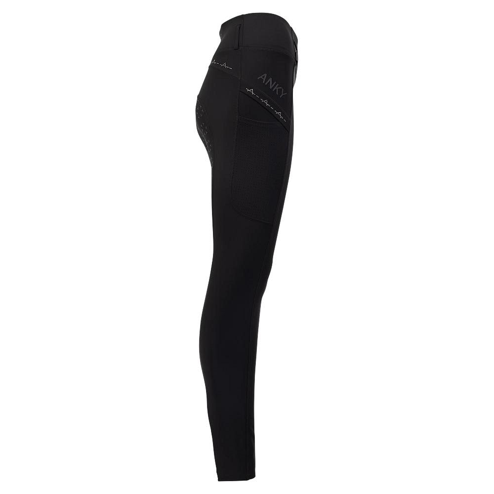 ANKY® Ridtights Tregging Exposure Silicone Full Seat, Svarta