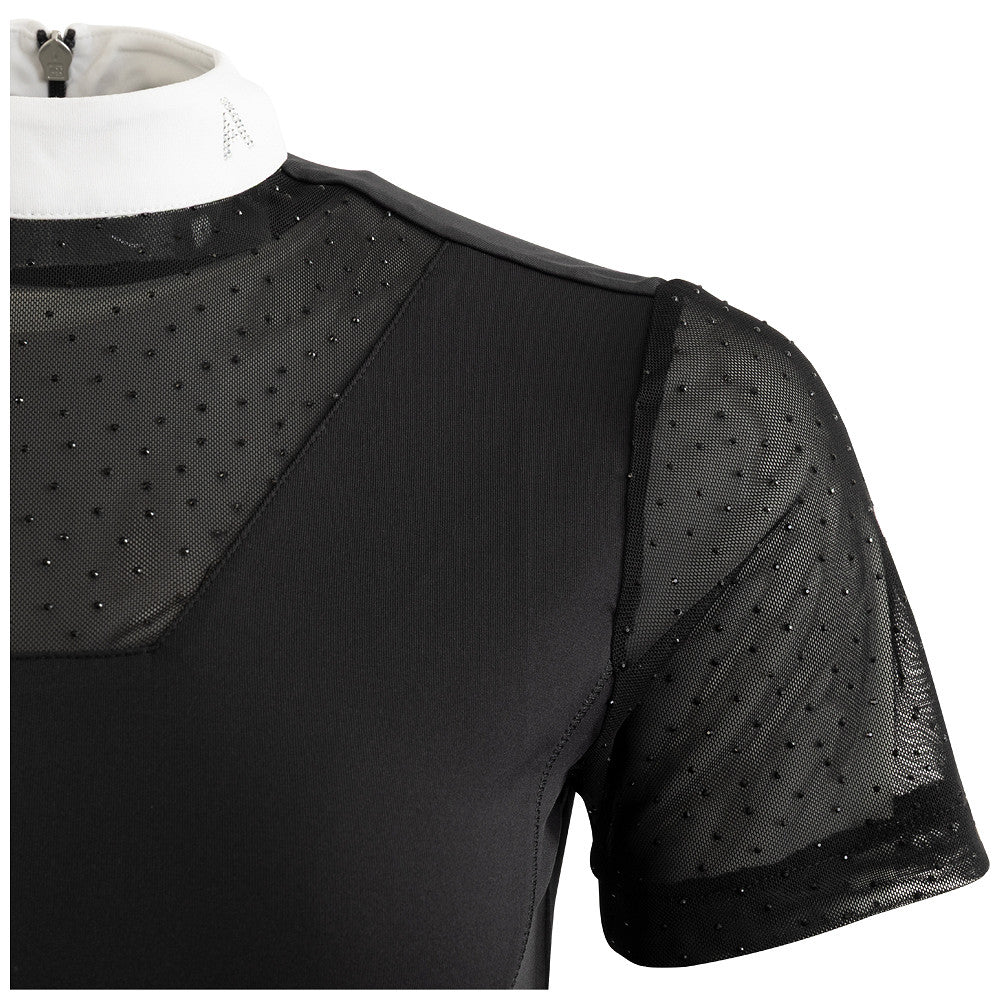 ANKY Prosperous C-Wear ATP26201 Kortärmad tävlingströja, Svart – detalj