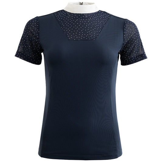 ANKY Prosperous C-Wear ATP26201 Kortärmad tävlingströja, Marinblå – framifrån