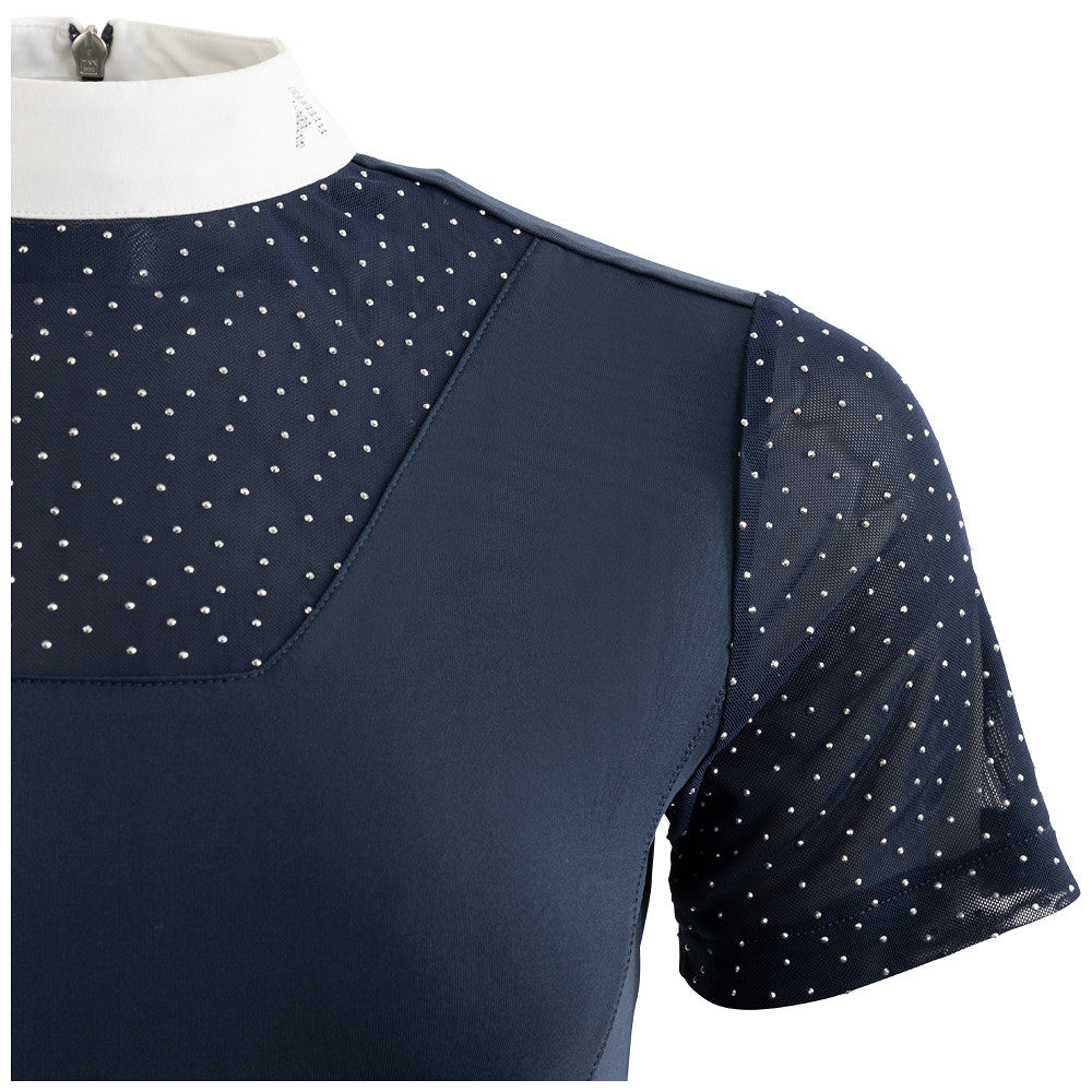 ANKY Prosperous C-Wear ATP26201 Kortärmad tävlingströja, Marinblå – detalj