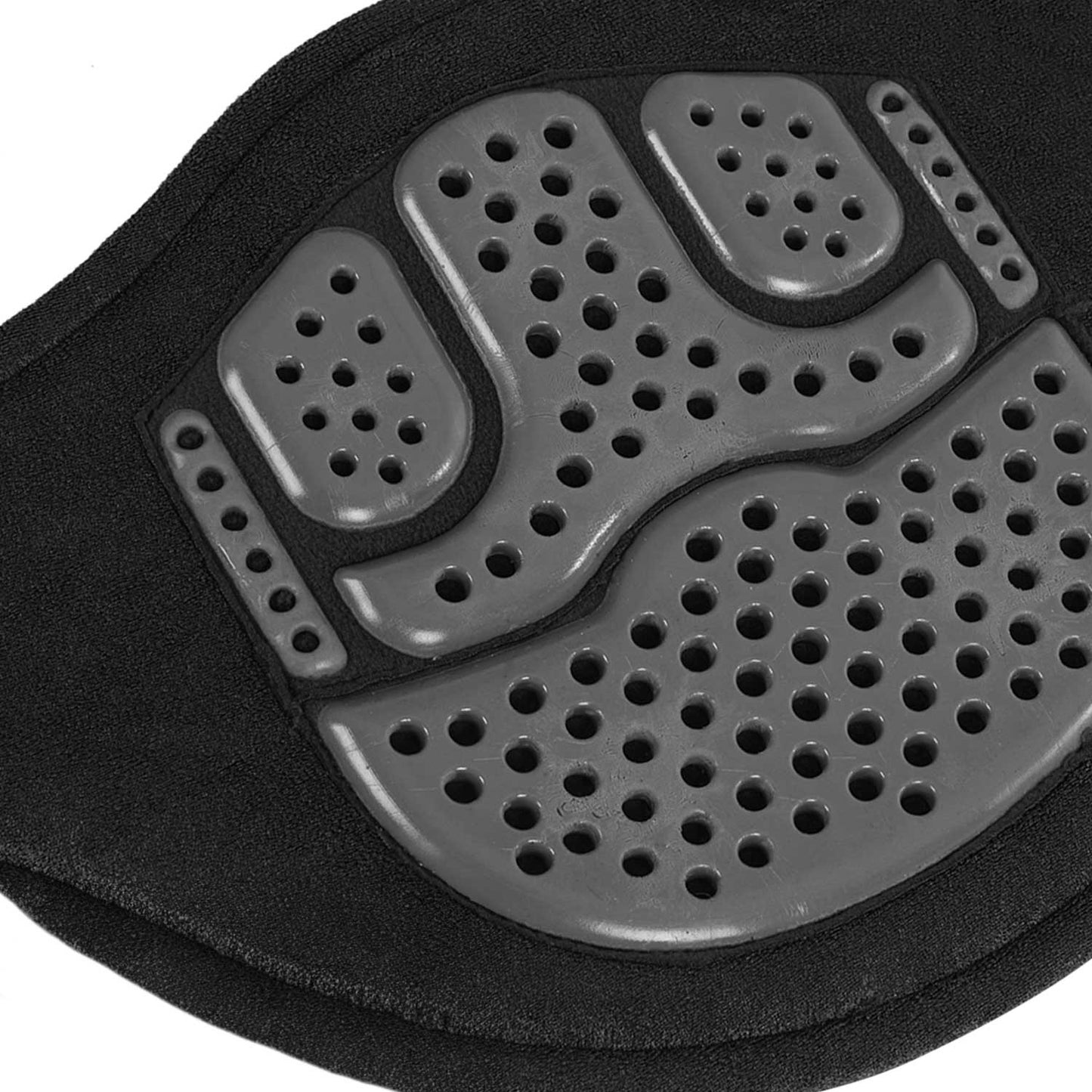 Acavallo Sadelgjord Hopp med Magplatta i Classic Gel & PVC, Svart