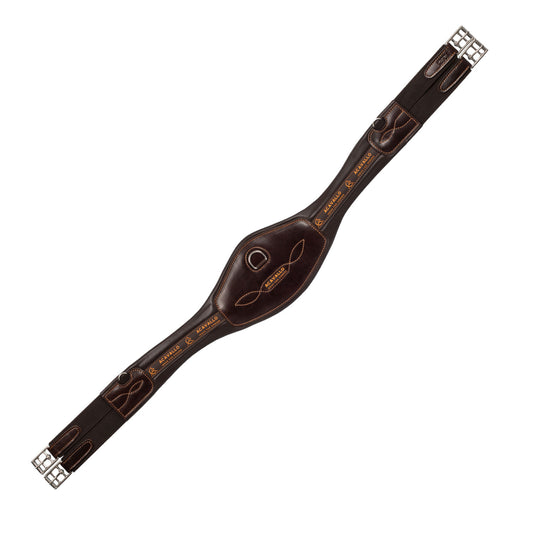 Acavallo Anatomical jumping girth leather