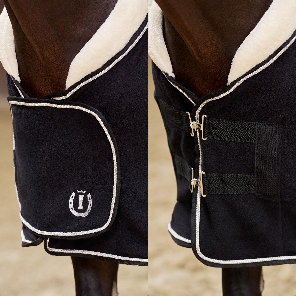 Imperial Riding Fleecetäcke IRHEssential, Svart