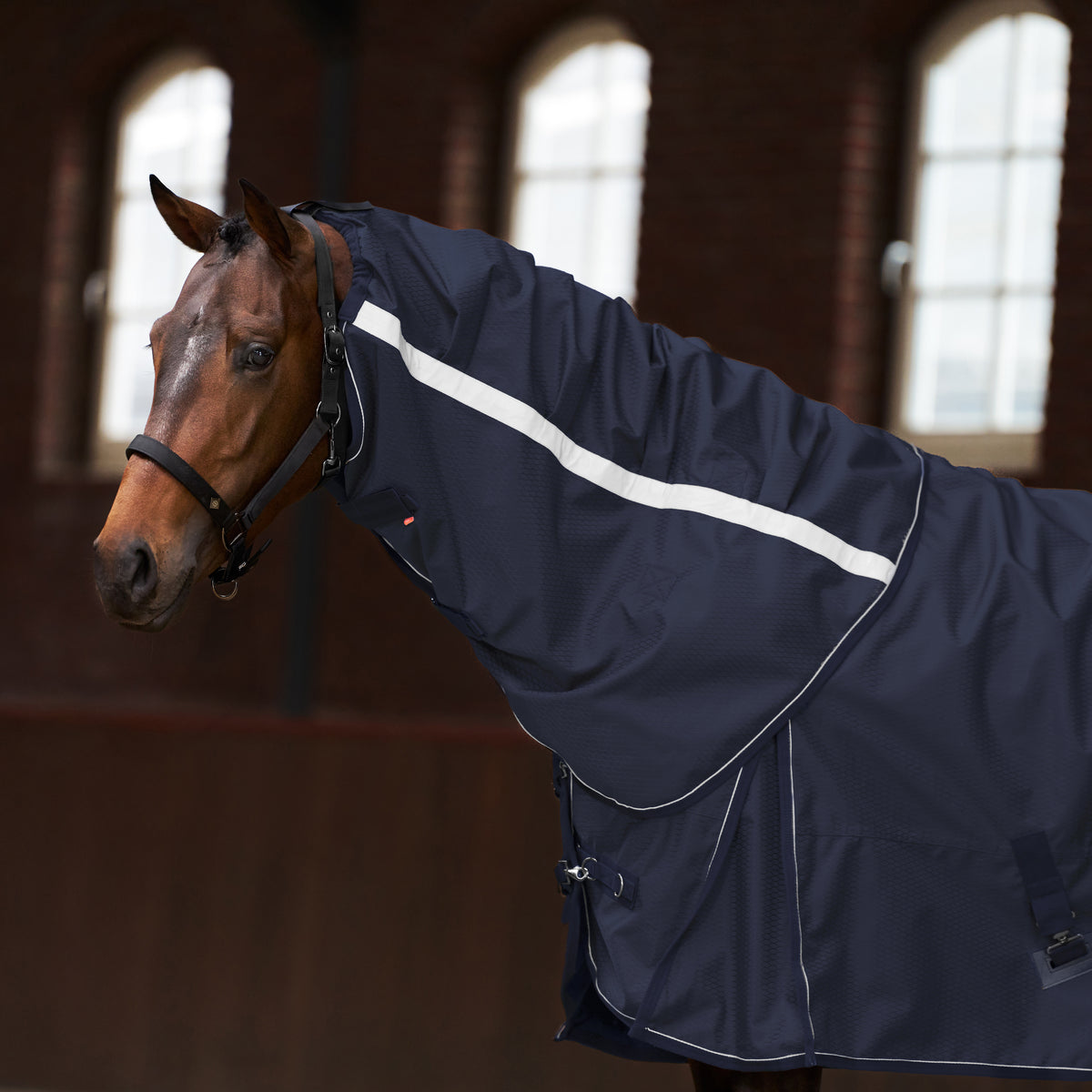 Imperial Riding Utetäcke IRHSuper-proof 1200D, 0gr, Halvhals + Hel hals, Navy