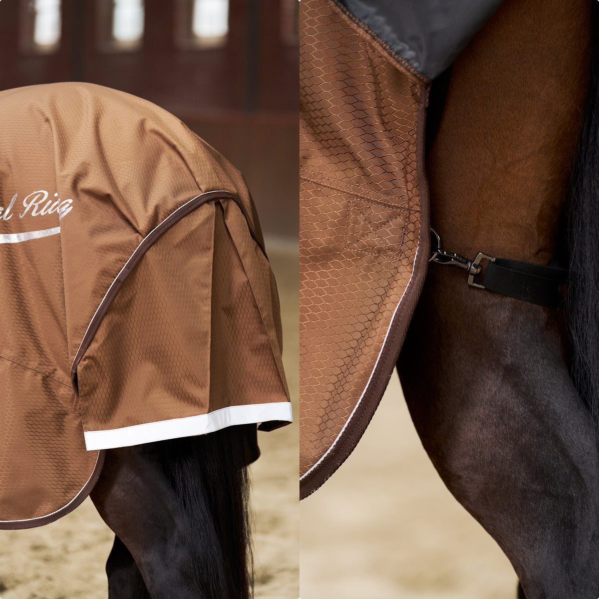 Imperial Riding Utetäcke IRHSuper-proof 1200D, 0gr, Halvhals + Hel hals, Navy