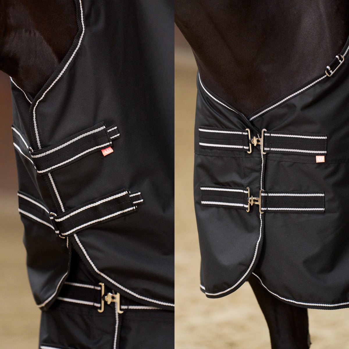 Imperial Riding Utetäcke IRHBasic med avtagbar Hals, 0g, Svart