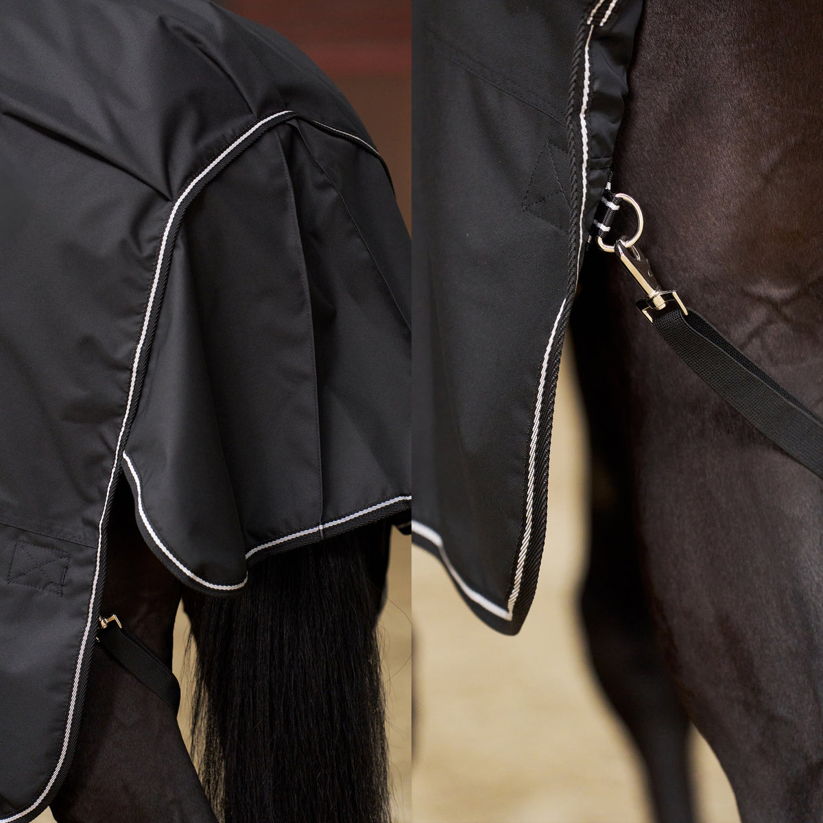 Imperial Riding Utetäcke IRHBasic med avtagbar Hals, 0g, Svart