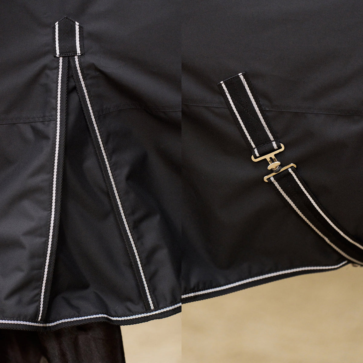 Imperial Riding Utetäcke IRHBasic, 0g med Fleecefoder, Svart