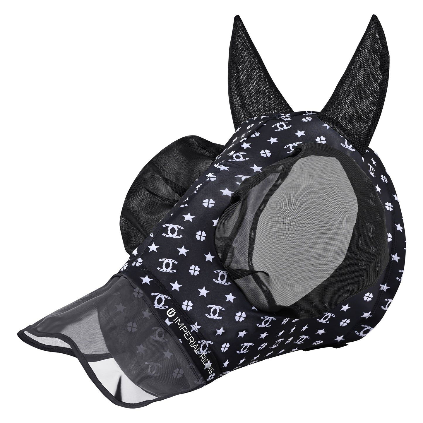 Imperial Riding Flugmask med nos, Svart/Vit