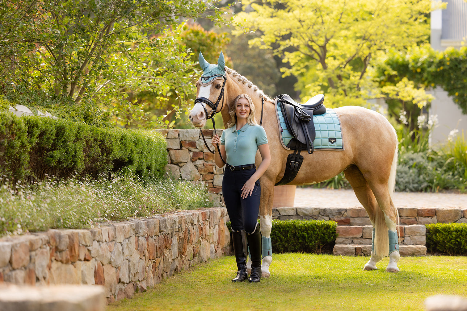 SS25 Loire Classic Dressyr Square Aqua