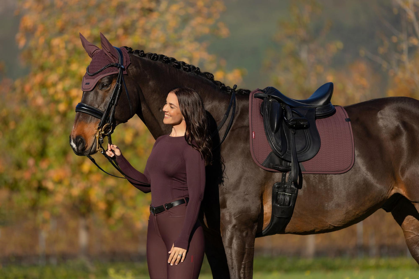 AW25 LM Essence Dressage Square Damson