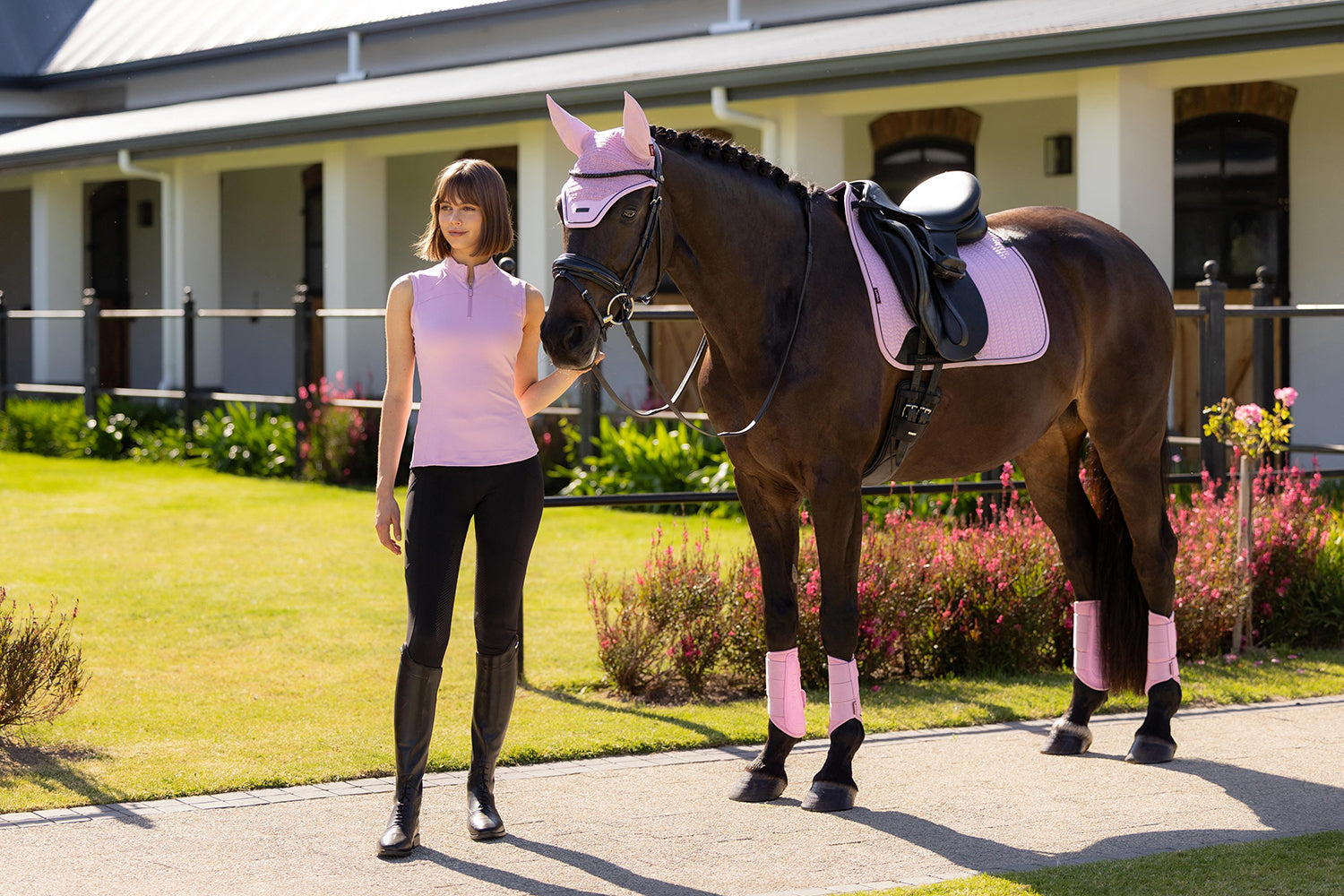 LeMieux SS26 Essence Dressage Square Fondant