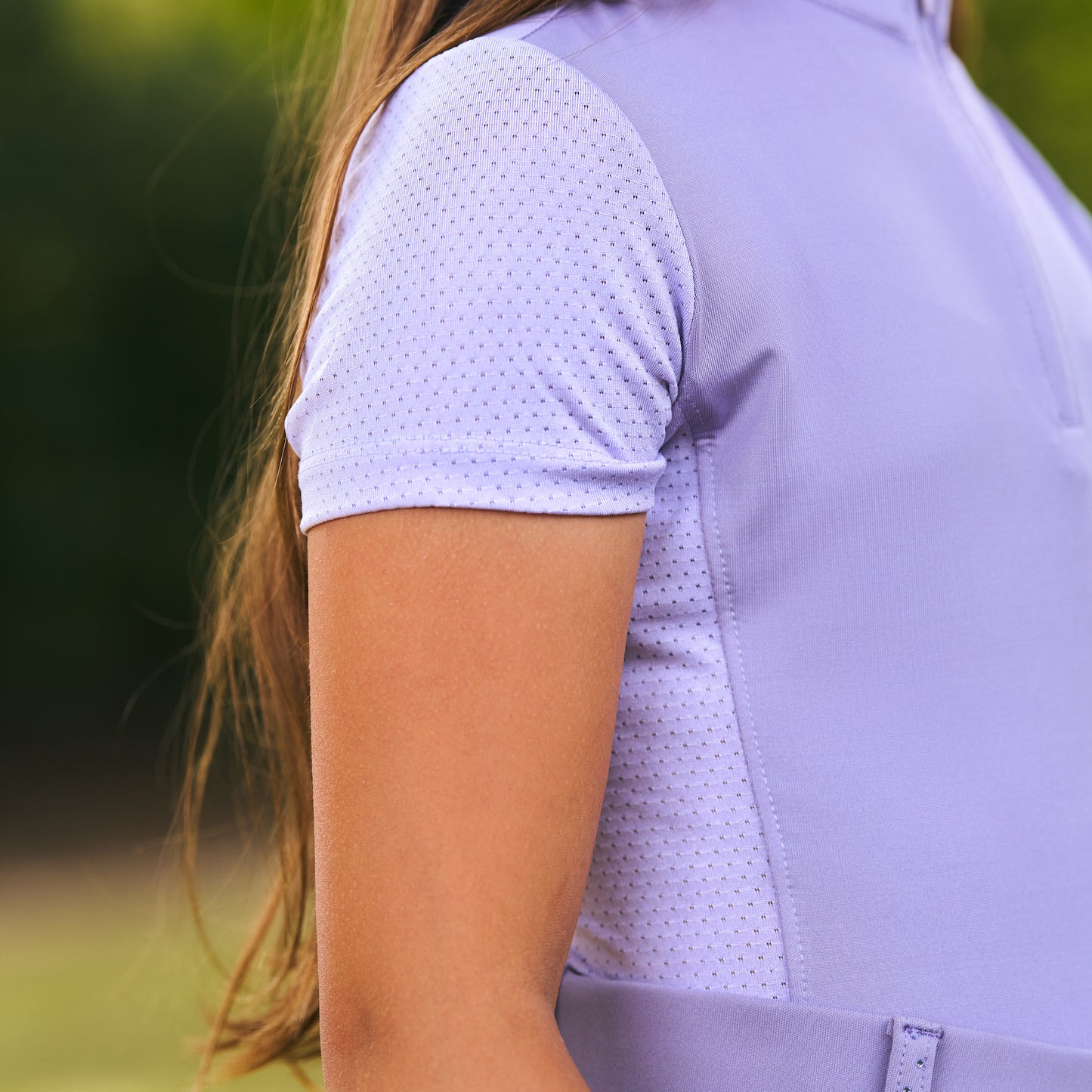 Imperial Riding Junior Top IRHJamy Mesh, Rosa, Lavendel