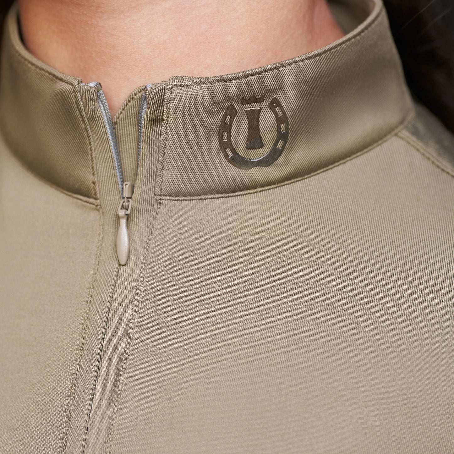 Imperial Riding Junior Top IRHJamy Mesh, Ljus Oliv
