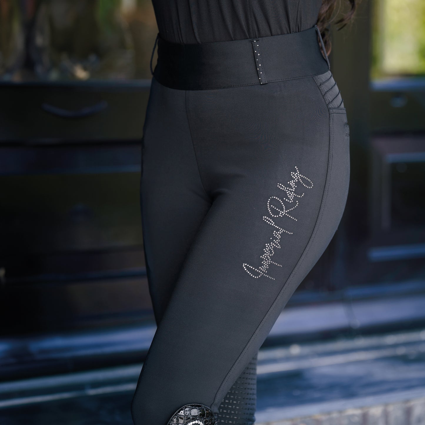 Imperial Riding Ridtights IRHComfi Sparks, Svarta