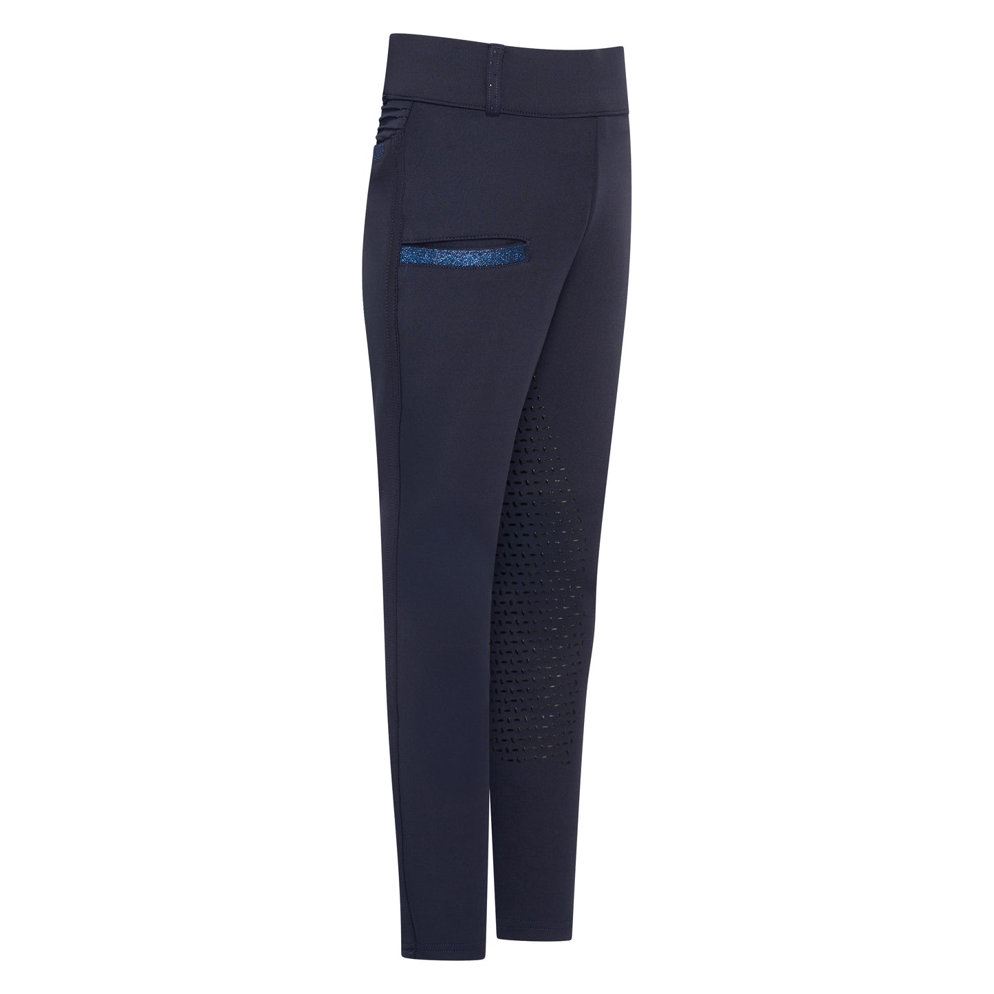 Imperial Riding Ridtights Junior, IRHComfi Sparks summer FullGrip, Navy
