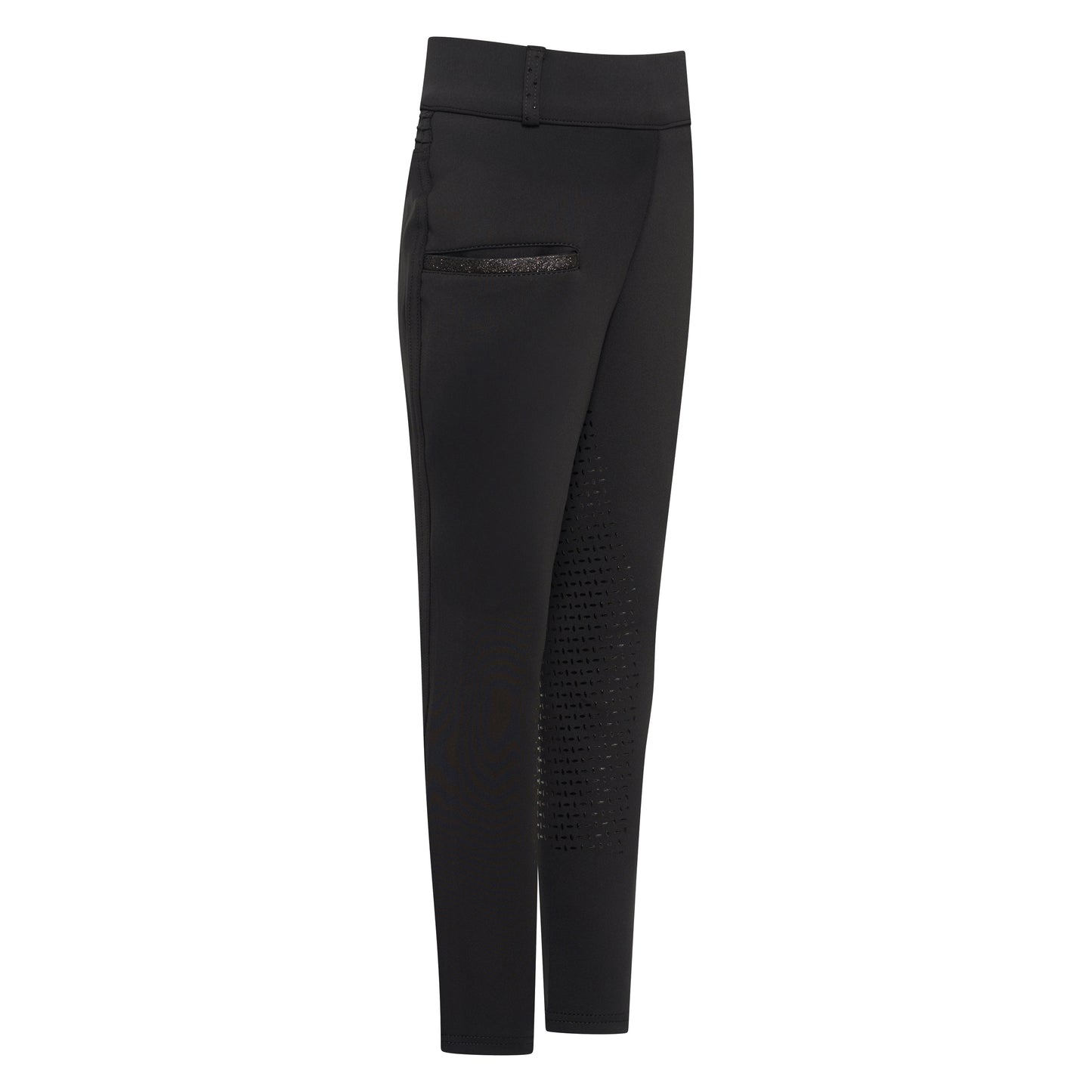 Imperial Riding Ridtights Junior, IRHComfi Sparks summer FullGrip, Svarta