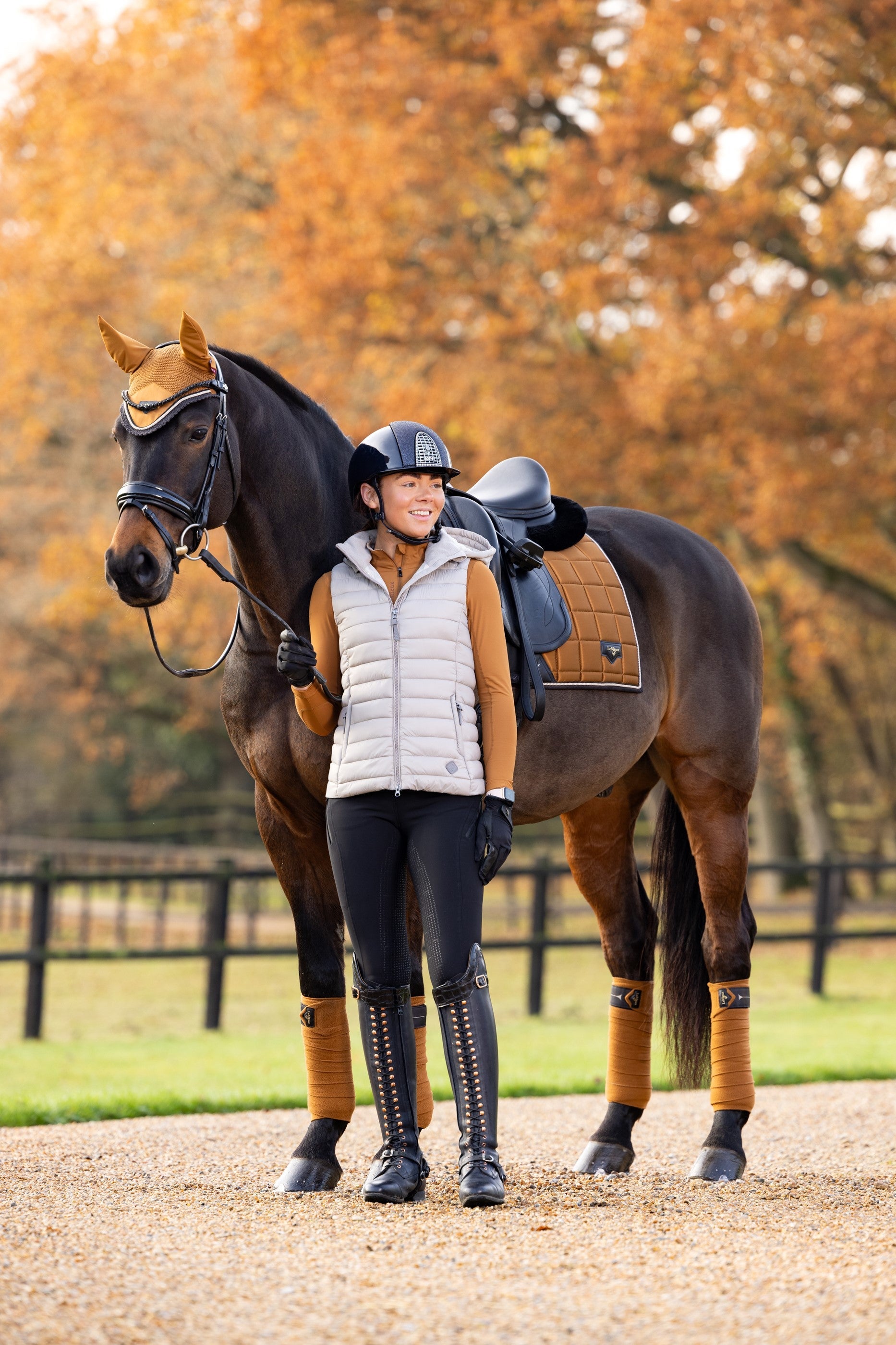 AW24 Loire Classic Dressyr Square Ingefära