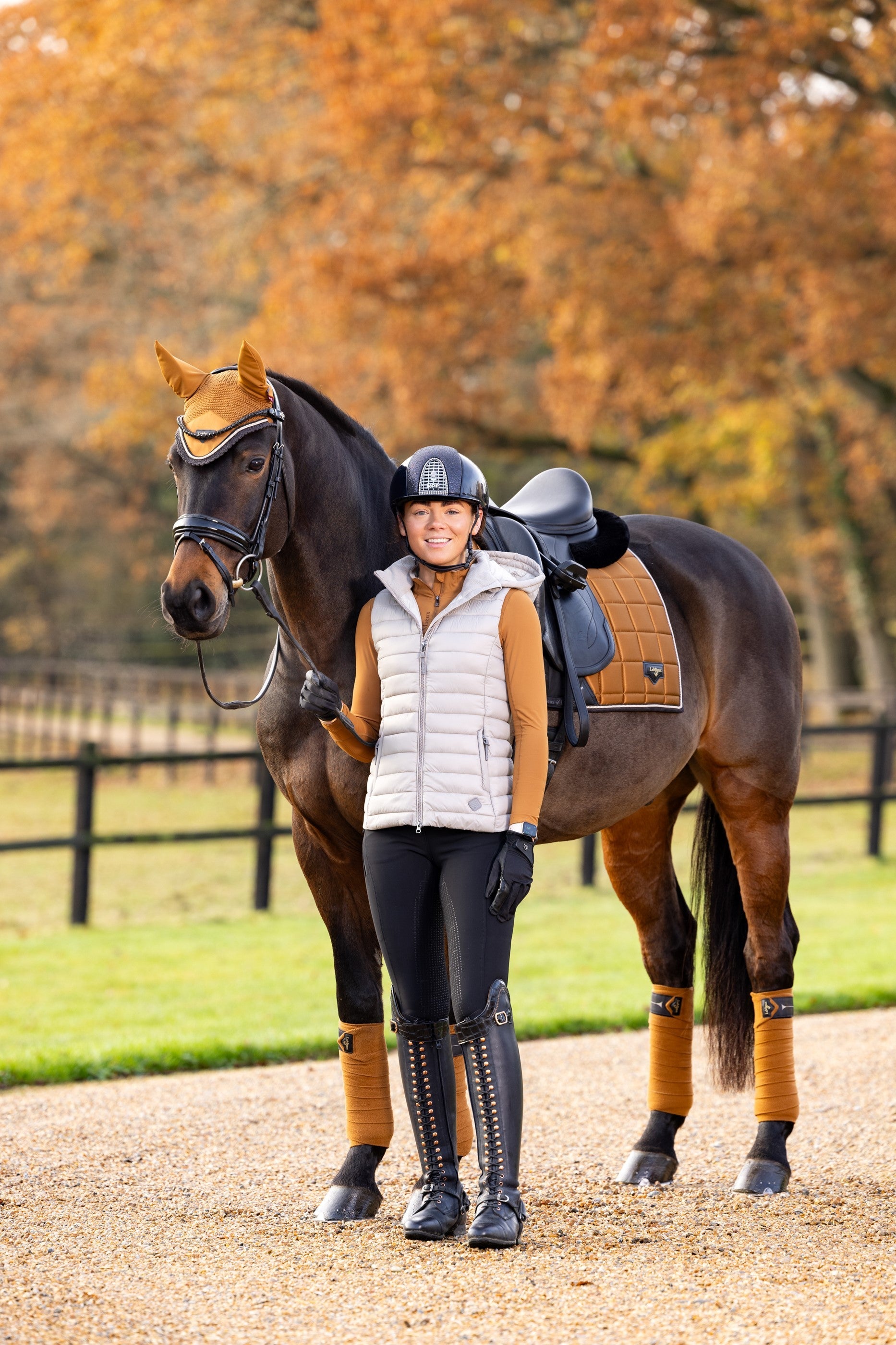 AW24 Loire Classic Dressyr Square Ingefära