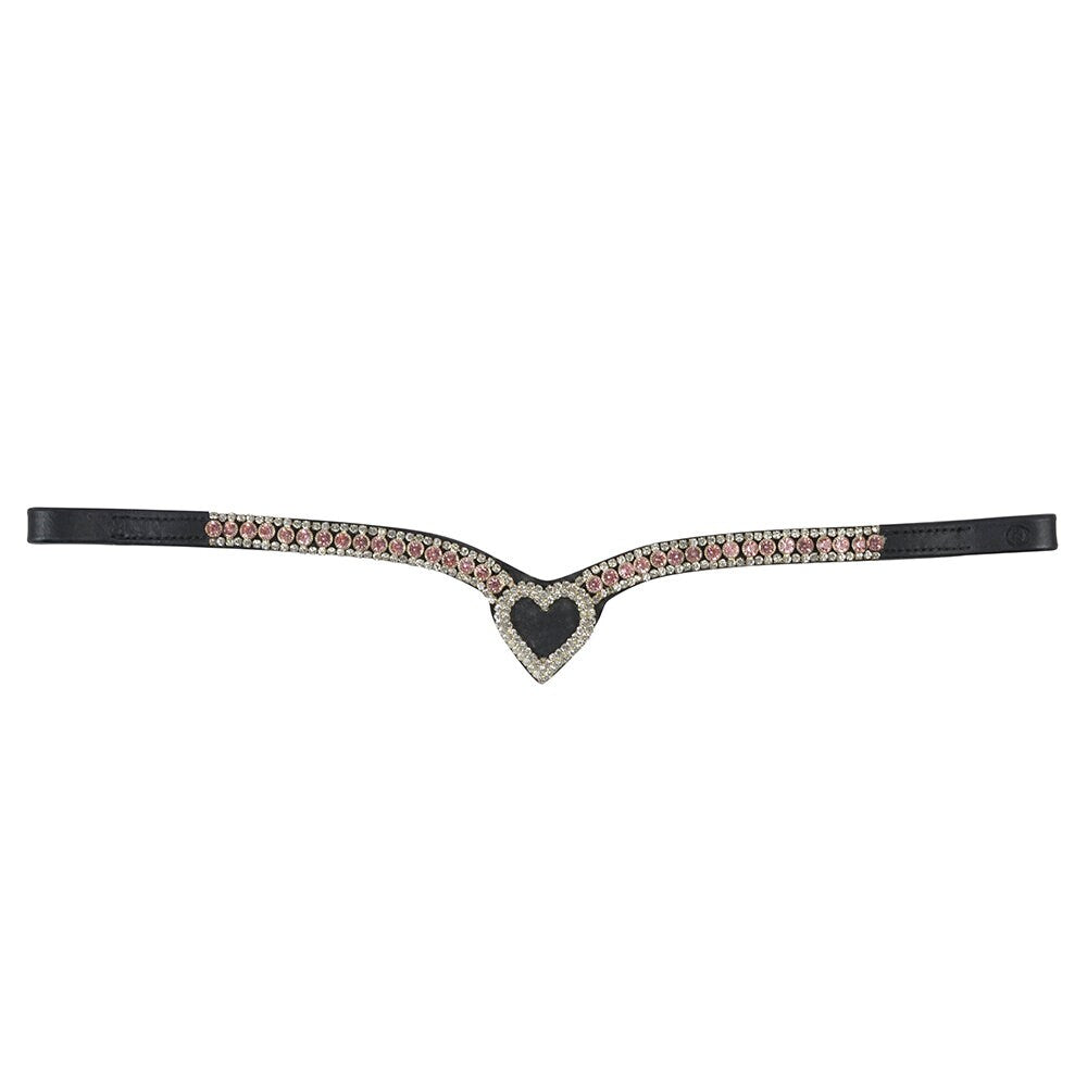 Hansbo Sport Pannband Love Rosa Svart