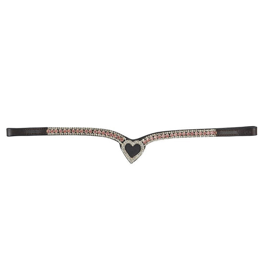 Hansbo Sport Pannband Love Rosa Brun
