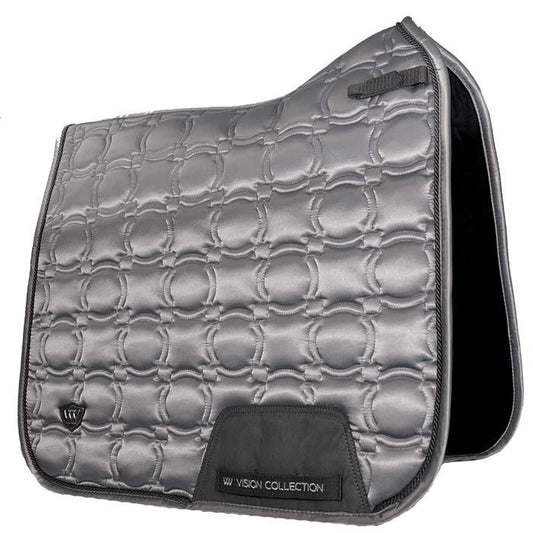 Woof Wear Vision Dressyr Schabrak, Brushed Steel