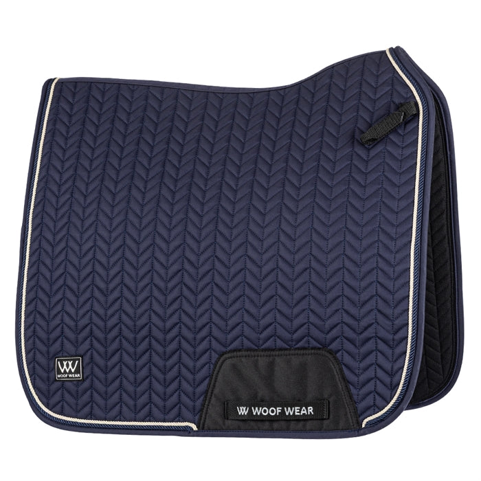Woof Wear Herringbone Dressyr Schabrak, Navy