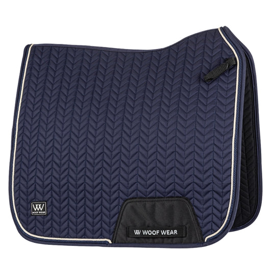 Woof Wear Herringbone Dressyr Schabrak, Navy