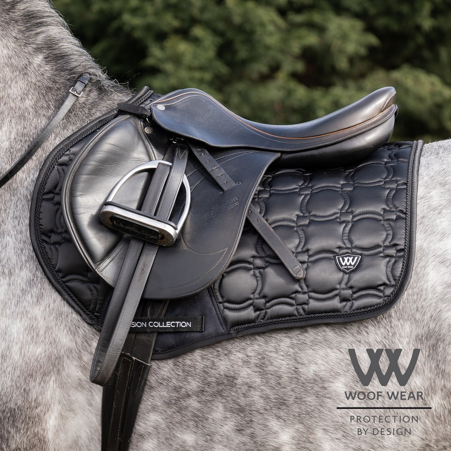 Woof Wear - Vision Close Contact Hoppschabrak, Svart
