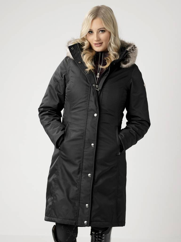 LeMieux Waterproof Long Riding Coat Black