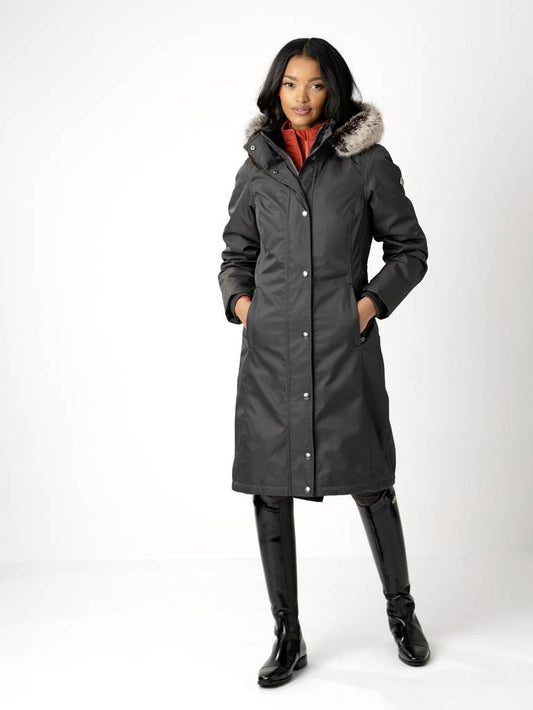LM Waterproof Long Riding Coat Grey
