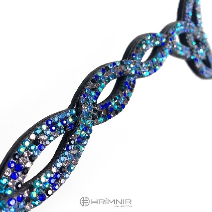 Browband Heritage D- Blue Lagoon