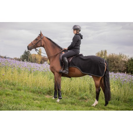 Diagonal fleece ridtäcke - PADDOCK