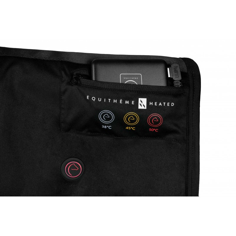 EQUITHÈME Heated Ryggvärmare för Häst - Svart