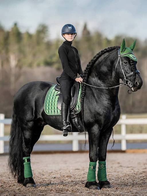 LM Loire Classic Dressage Square Huntergreen