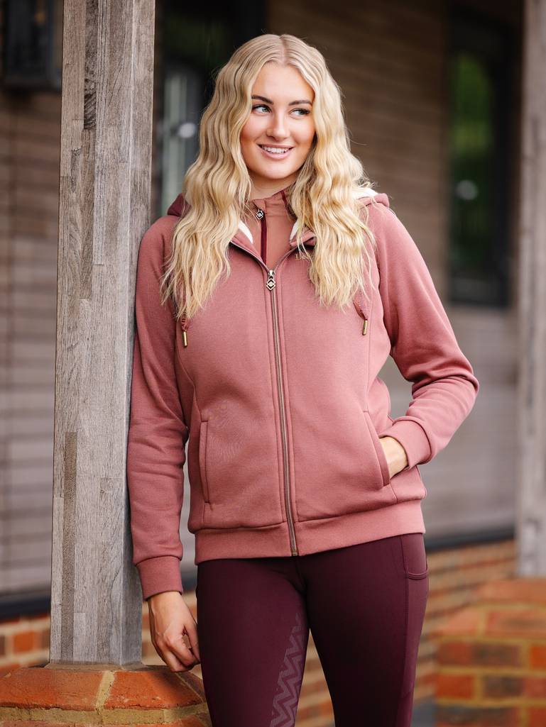 Le Mieux Sherpa Lined Hoodie, Orchid